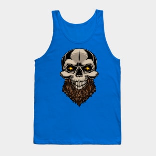 colored scull Tank Top